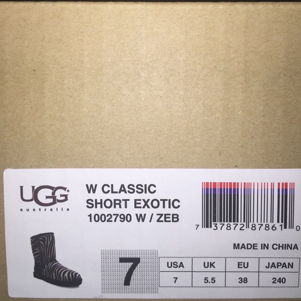 Zebra Print Uggs - image 2